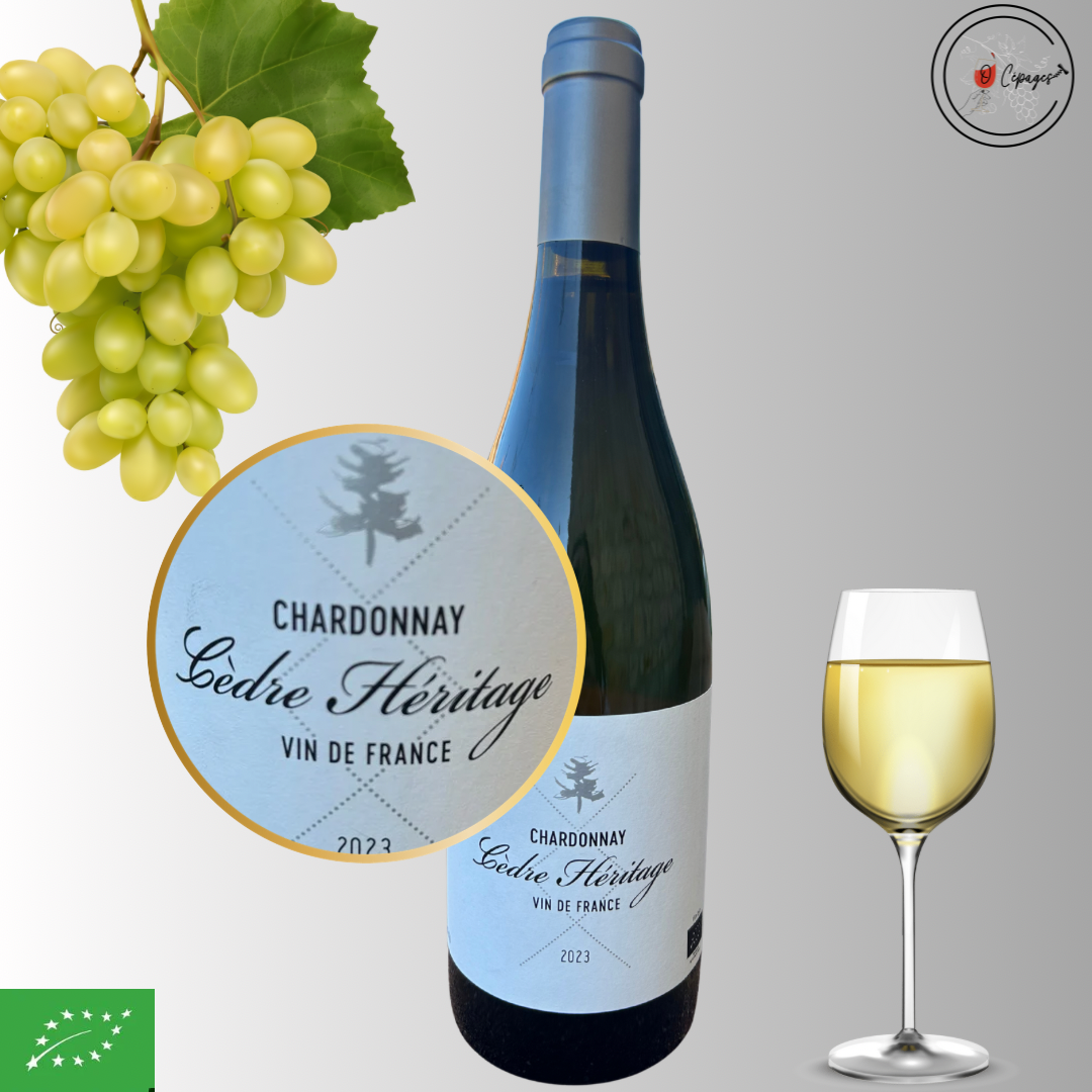 VIN DE FRANCE Chardonnay Cèdre Héritage