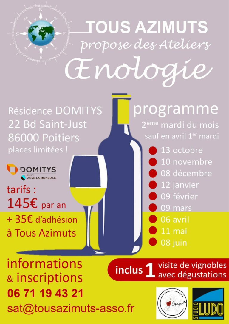 Dégustation vins sommelière a domicile vente de vins Poitiers